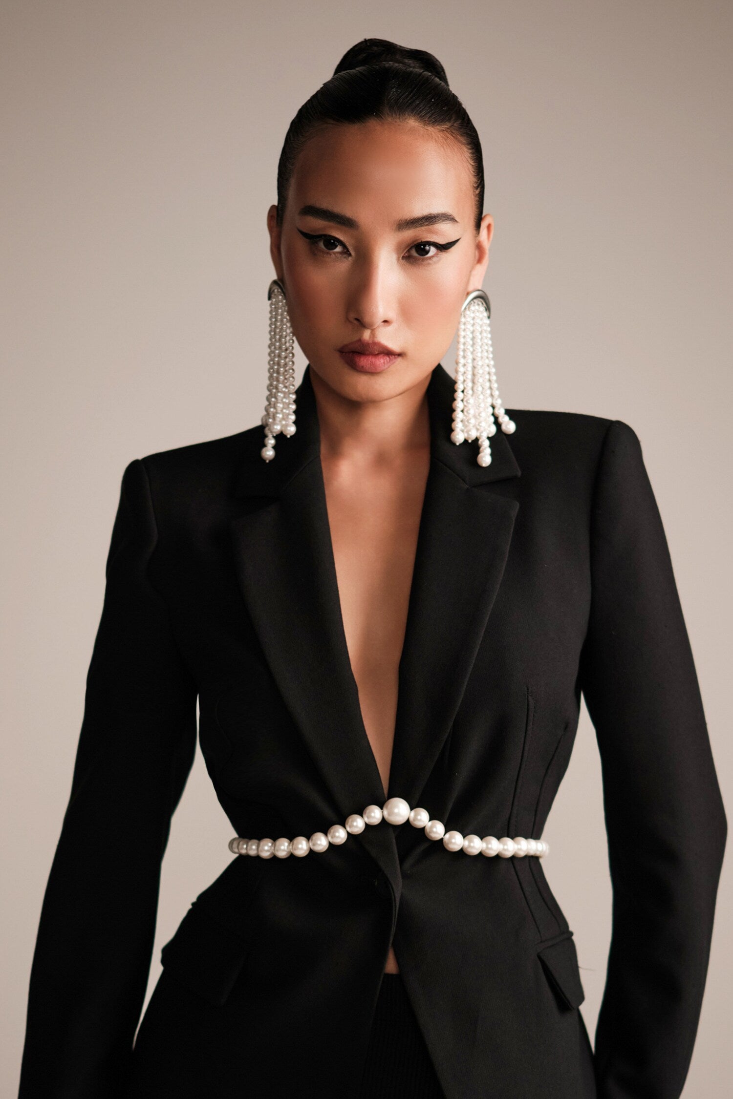 Waterfall Pearl Earrings 