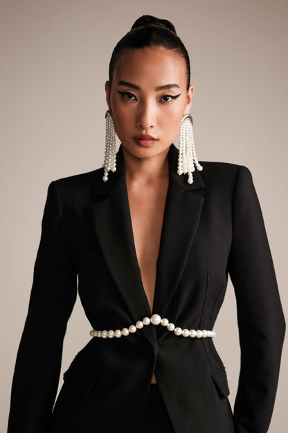 Waterfall Pearl Earrings 