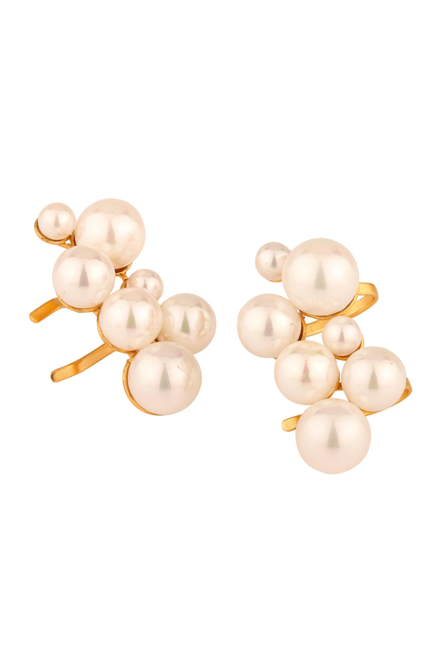 Bunch Pearl Ear Cuff - Single Piece 