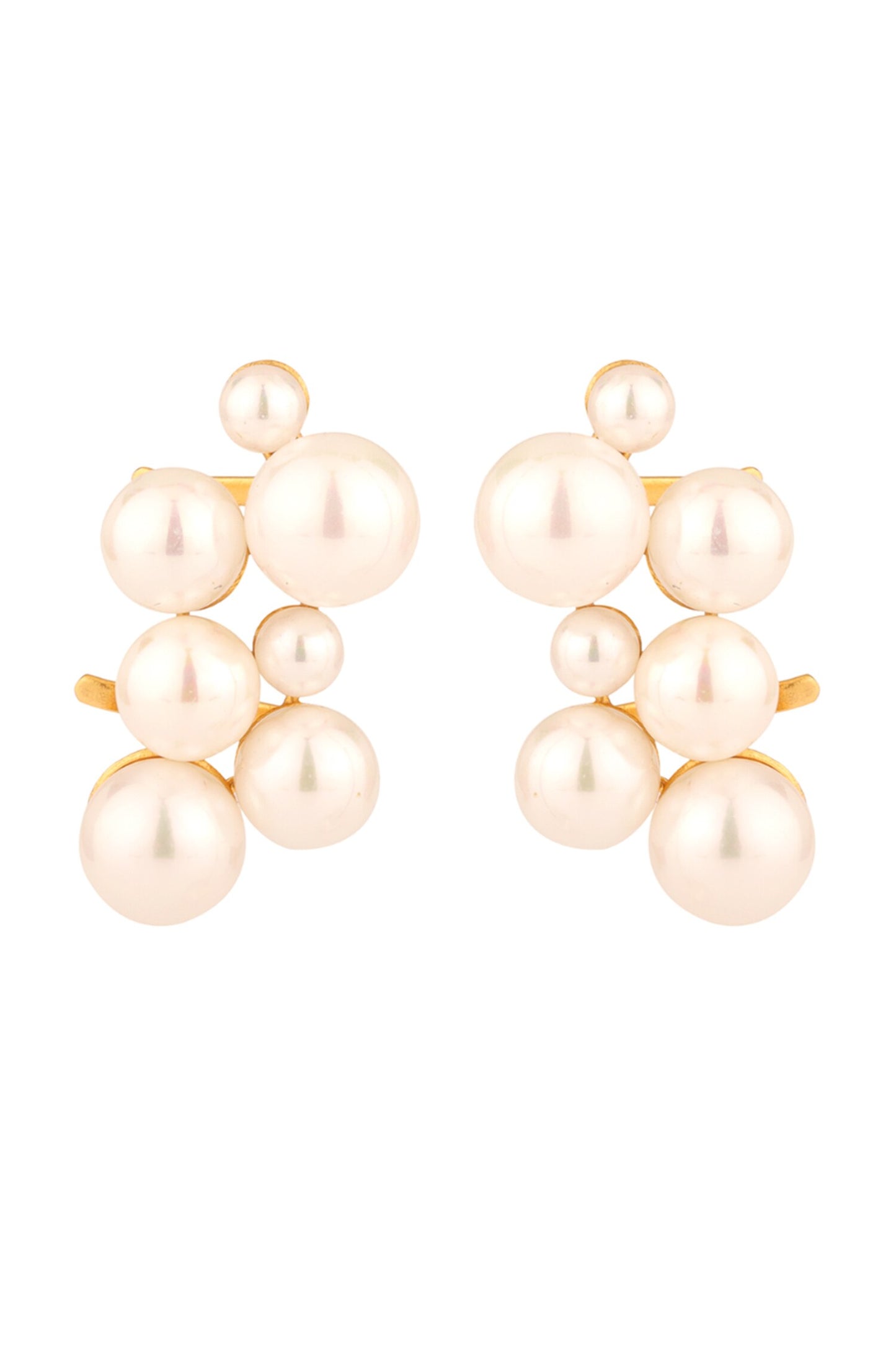 Bunch Pearl Ear Cuff - Single Piece 