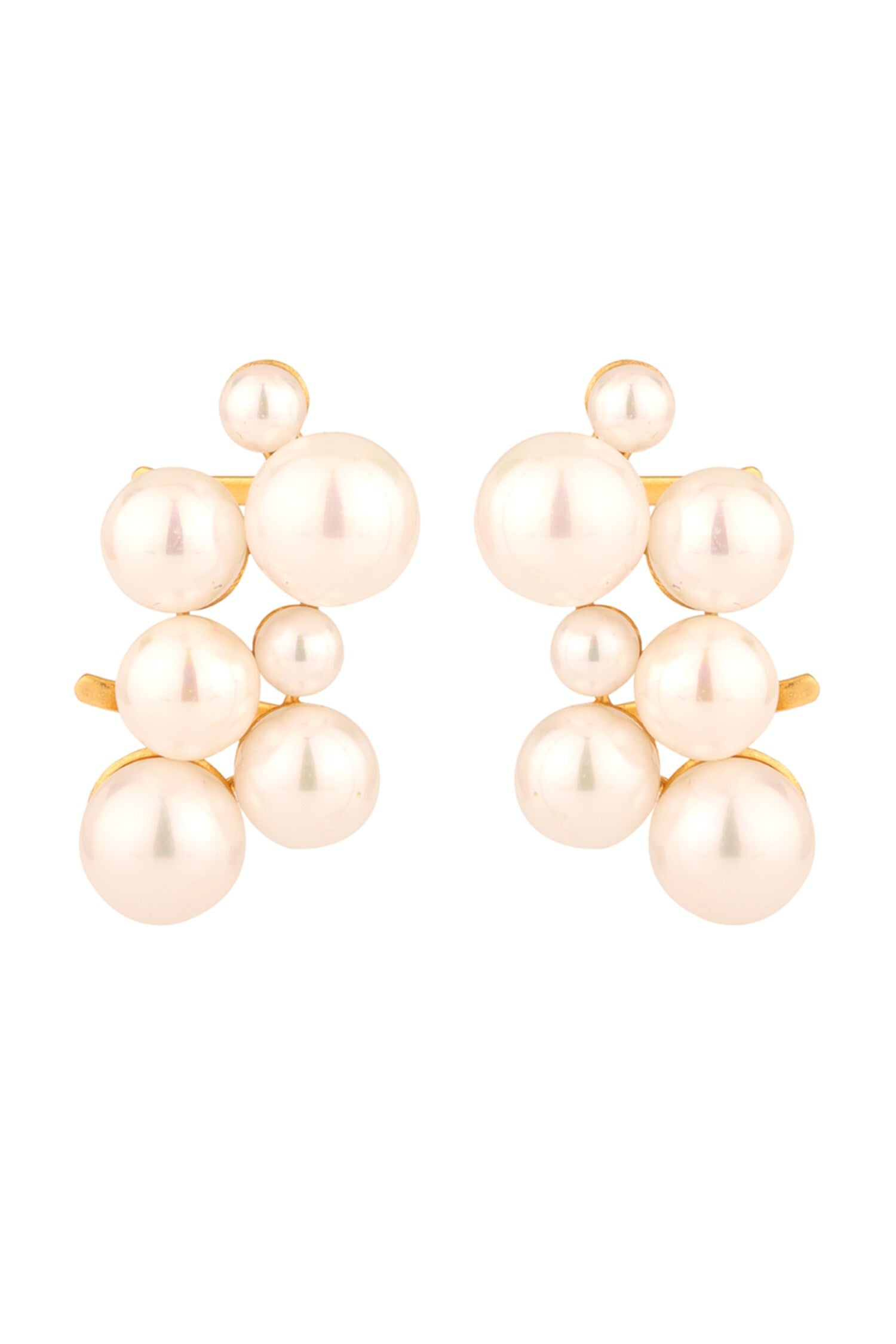 Bunch Pearl Ear Cuff - Single Piece 