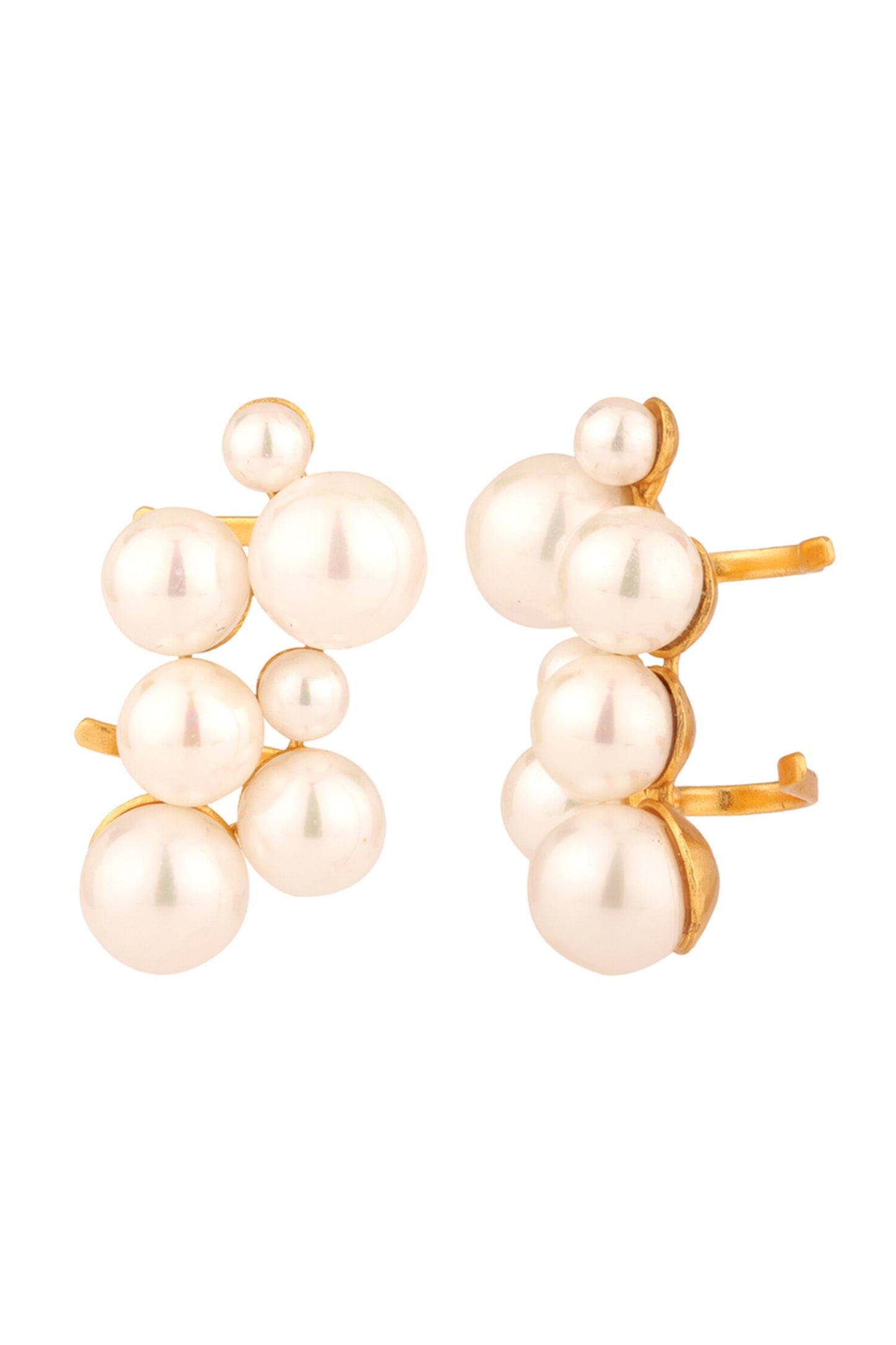 Bunch Pearl Ear Cuff - Single Piece 