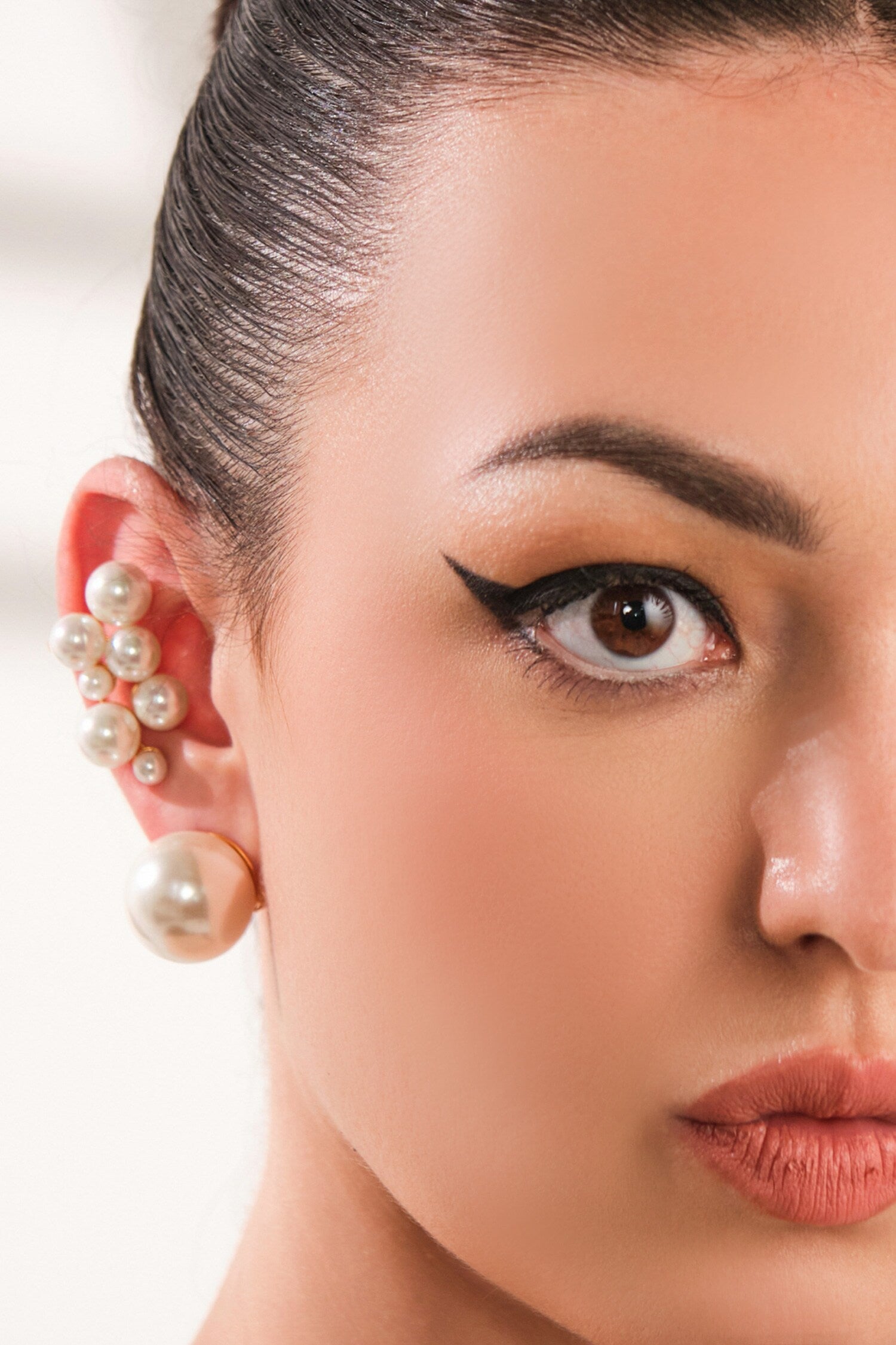 Bunch Pearl Ear Cuff - Single Piece 