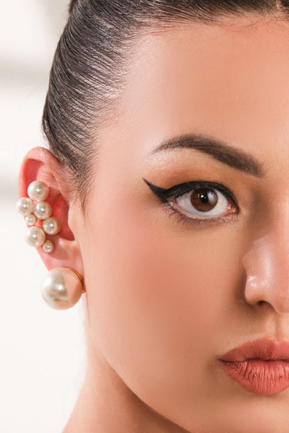 Bunch Pearl Ear Cuff - Single Piece 