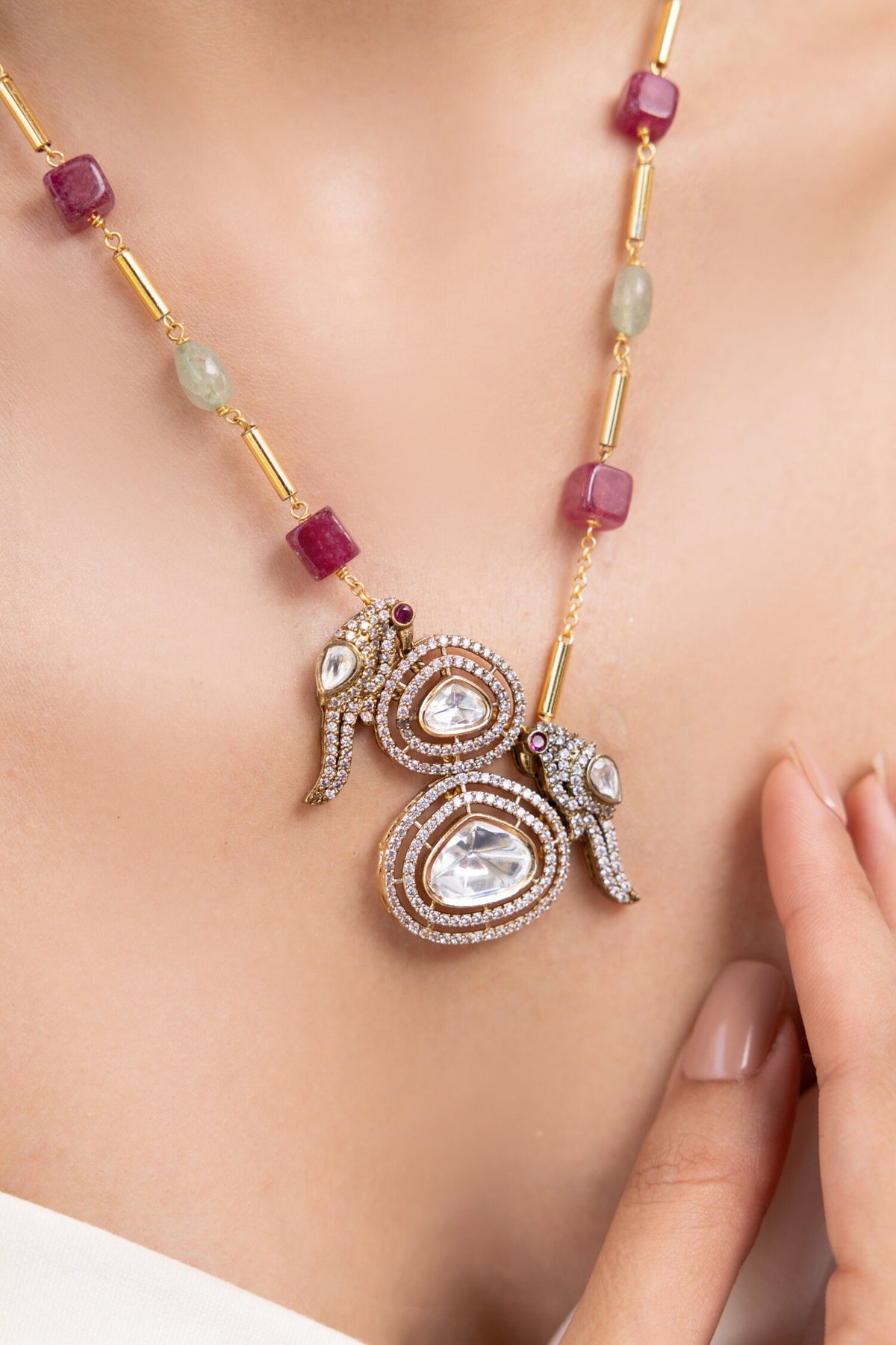 Divanshi Multicolor Designer Necklace 