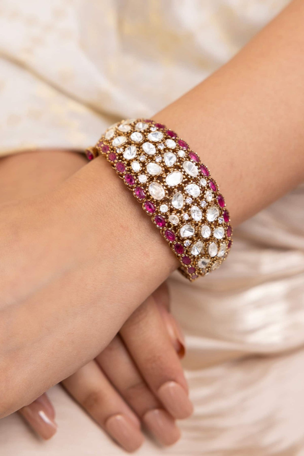 Designer Gold Finish Bracelet 