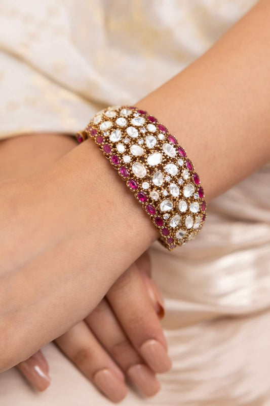 Designer Gold Finish Bracelet 