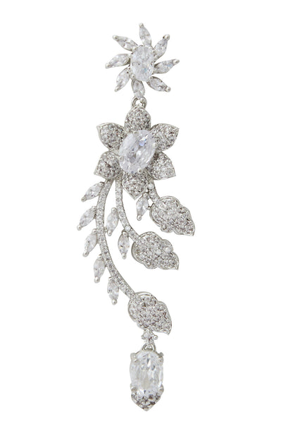 White American Diamond Earrings 