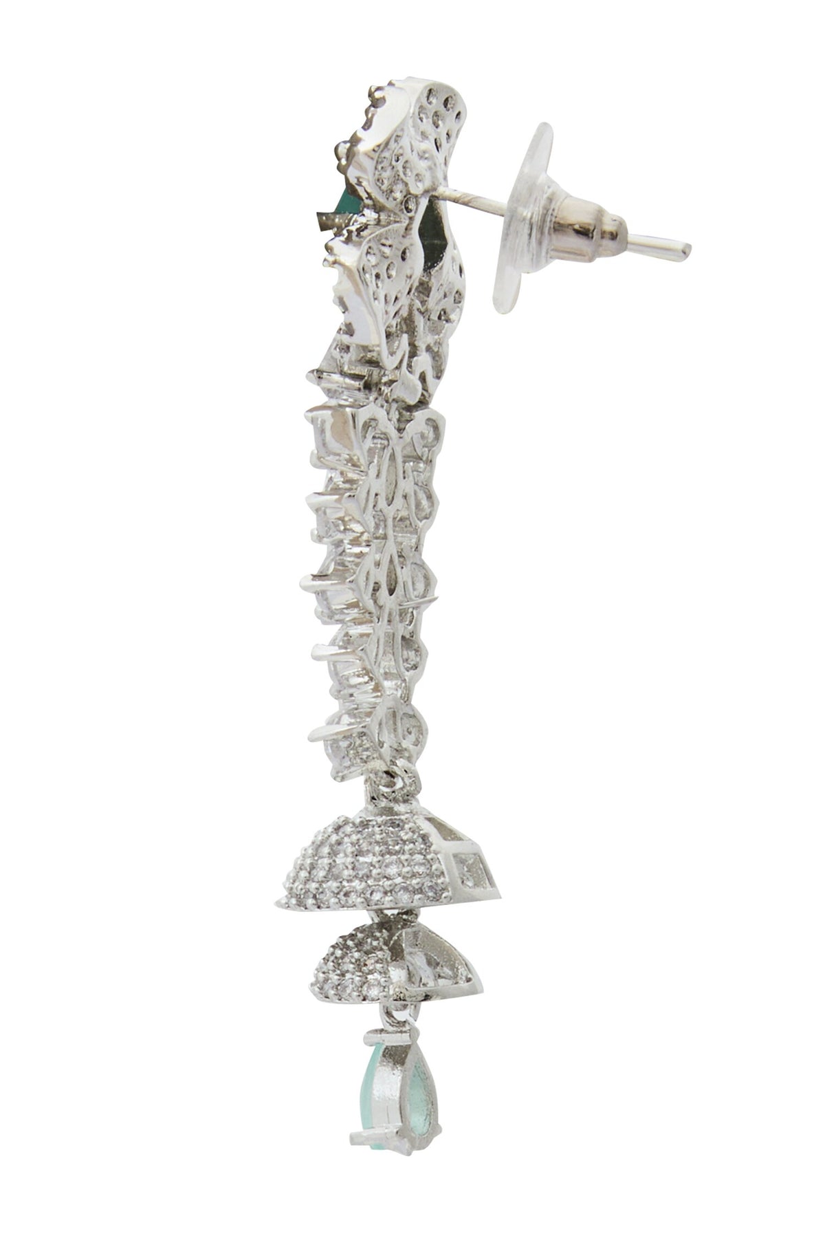 Aqua American Diamond Earrings 