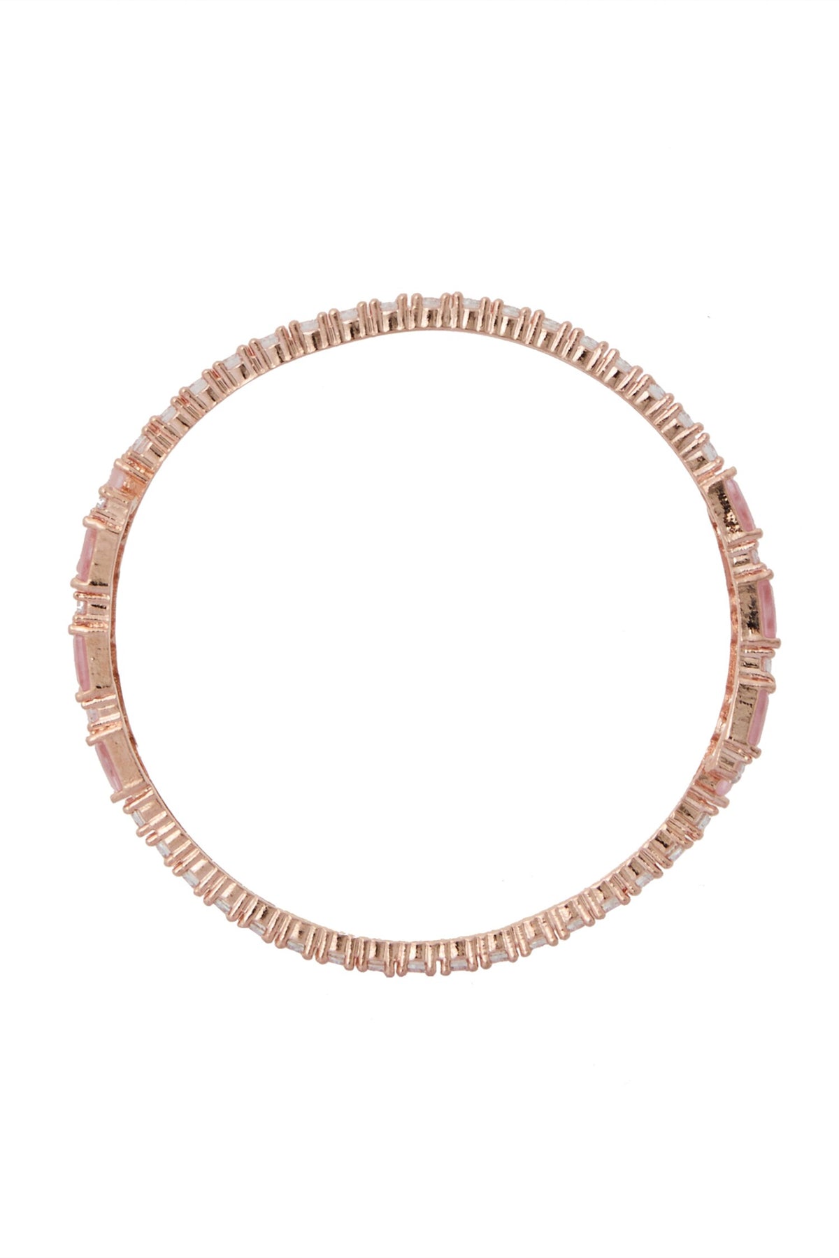 Rose Gold American Diamond Bangles 
