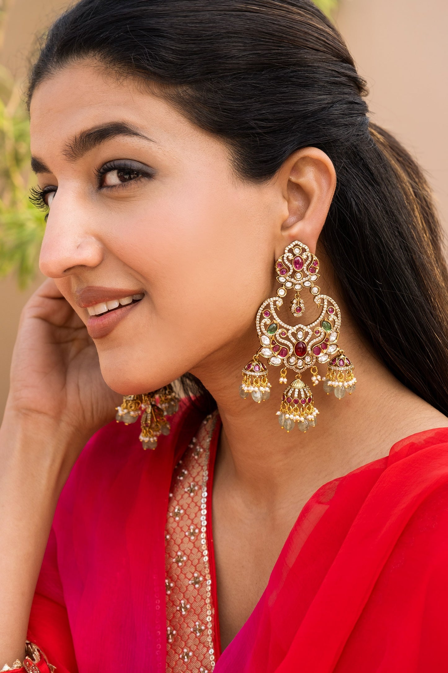 Multi-Color Designer Earrings 