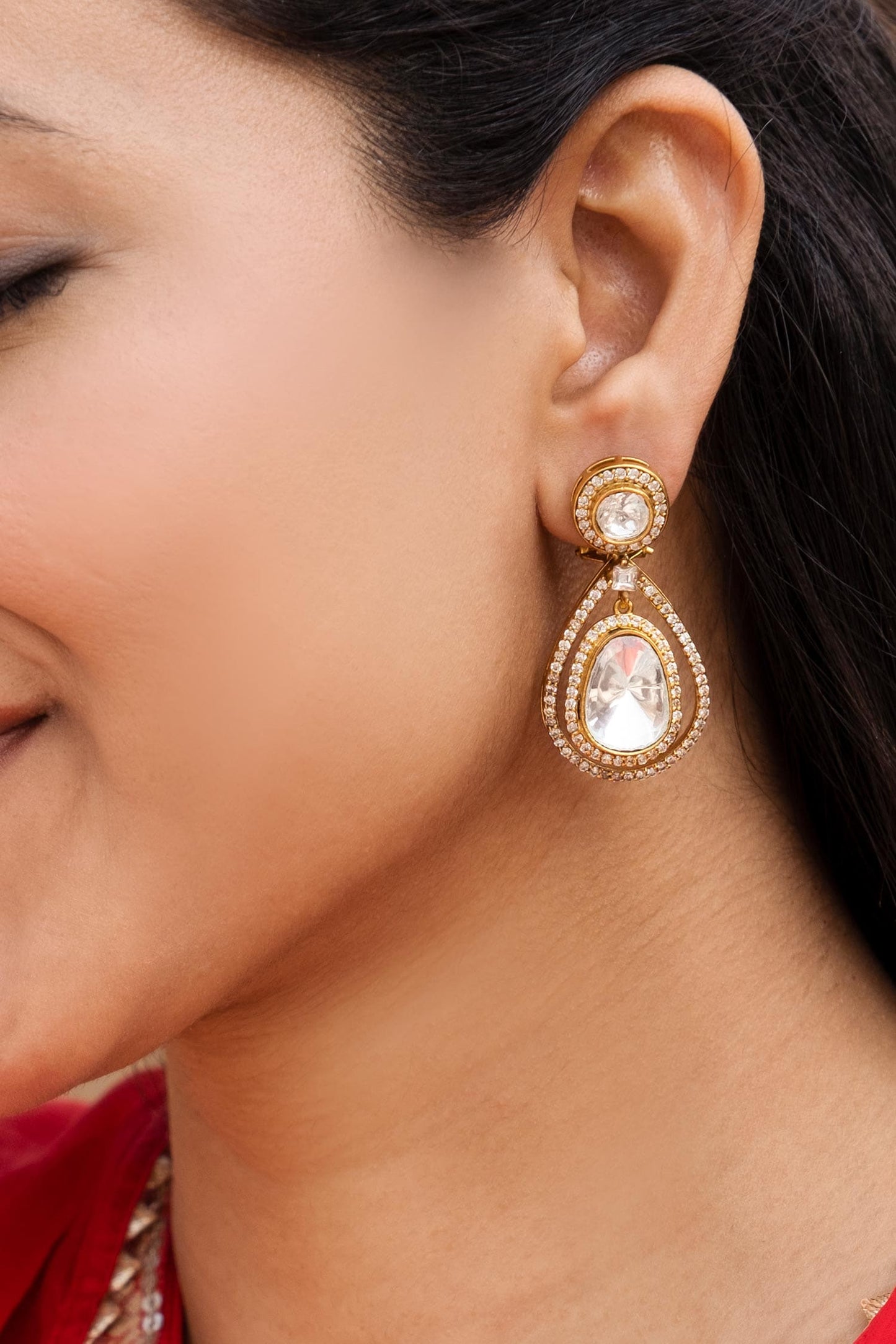 Designer Pearl Drop Earrings 