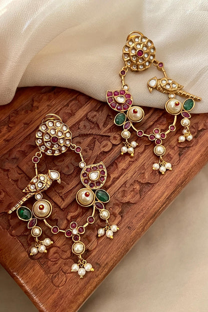 Designer Multi-Color Earrings 