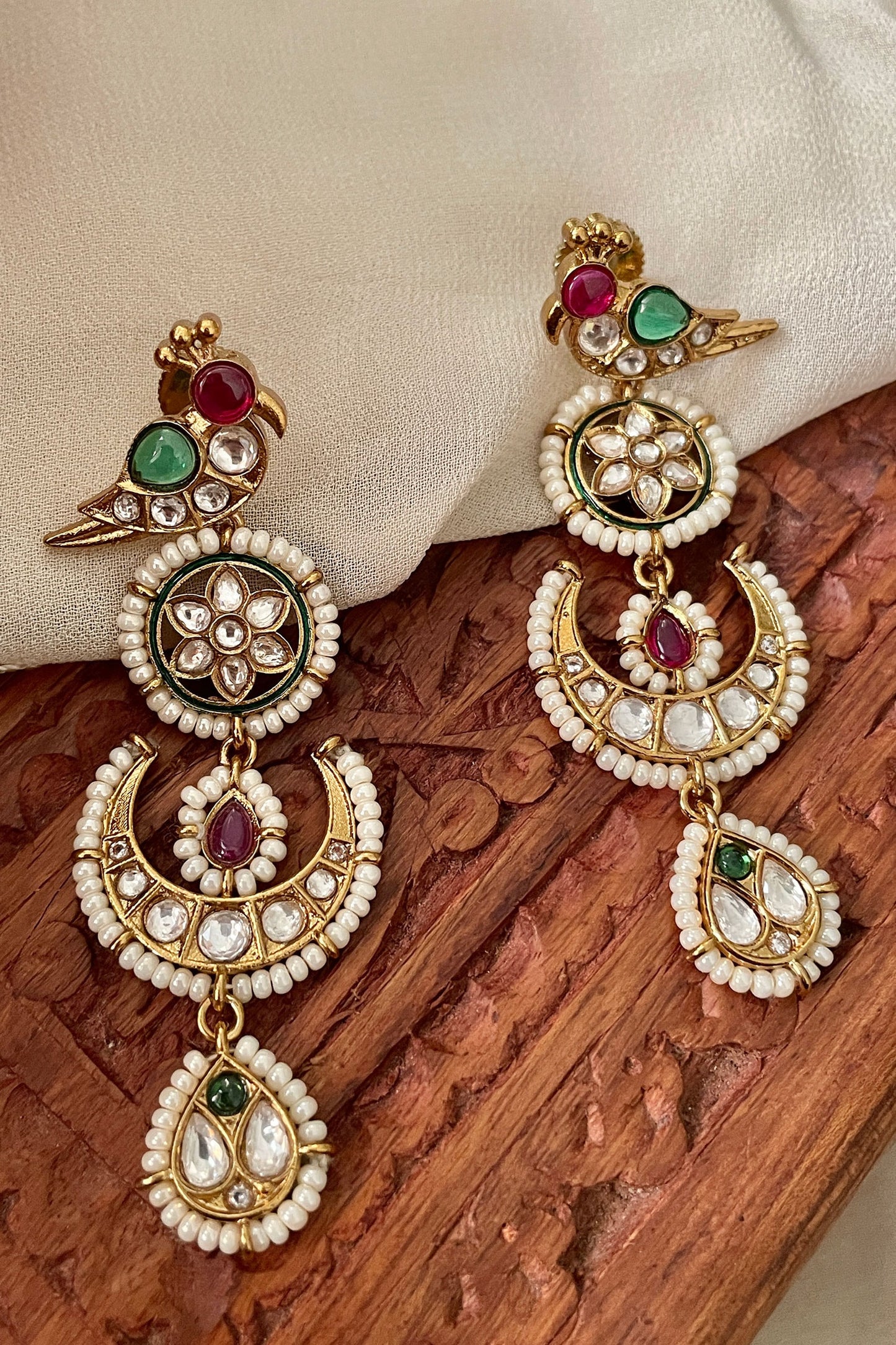 Multi-Color Designer Earrings 