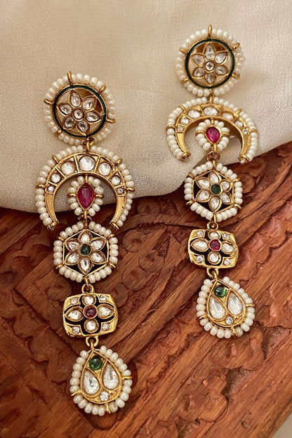 Multi Color Designer Earrings 