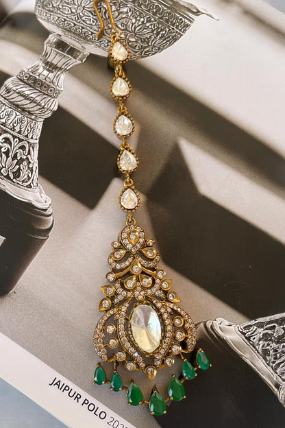 Green Designer Necklace Set 