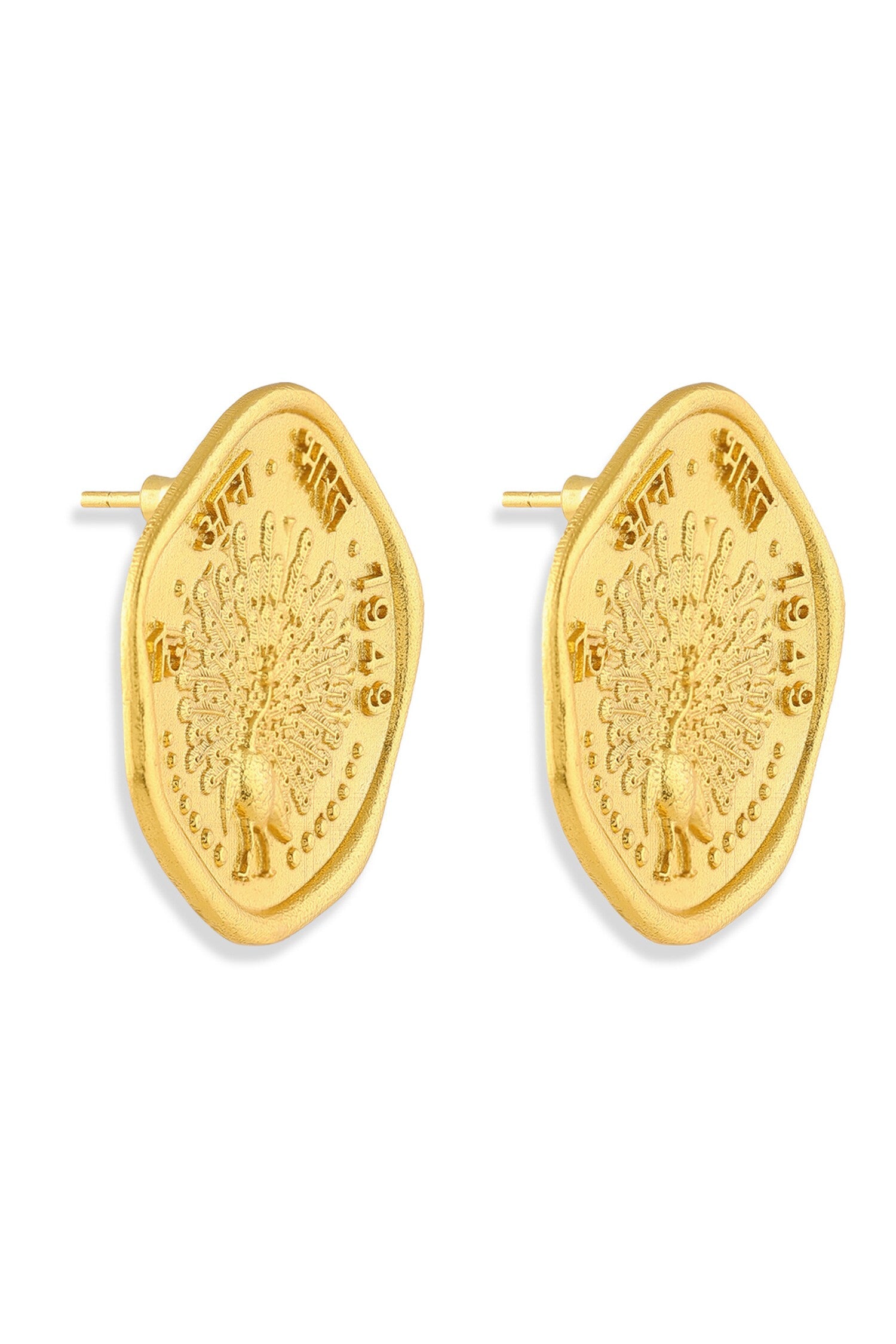 Mor Coin Stud Earring 