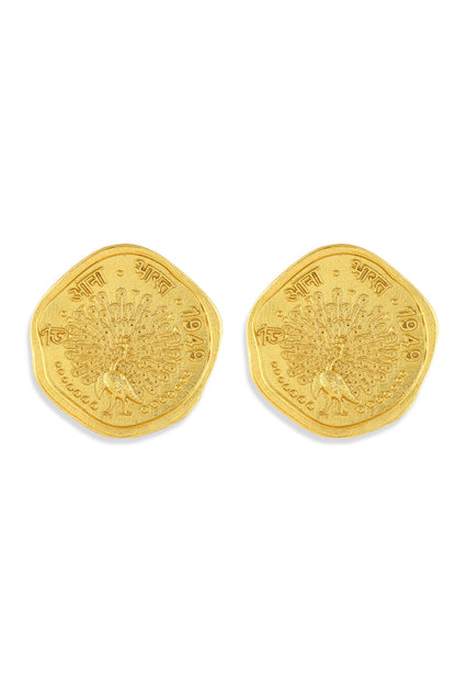 Mor Coin Stud Earring 