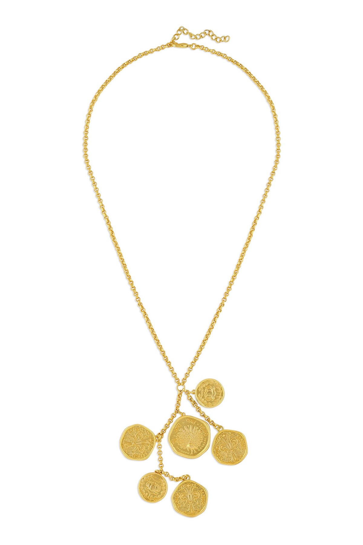 Mor Kamal Long Chain Necklace 