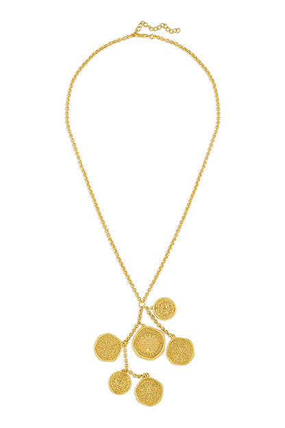 Mor Kamal Long Chain Necklace 