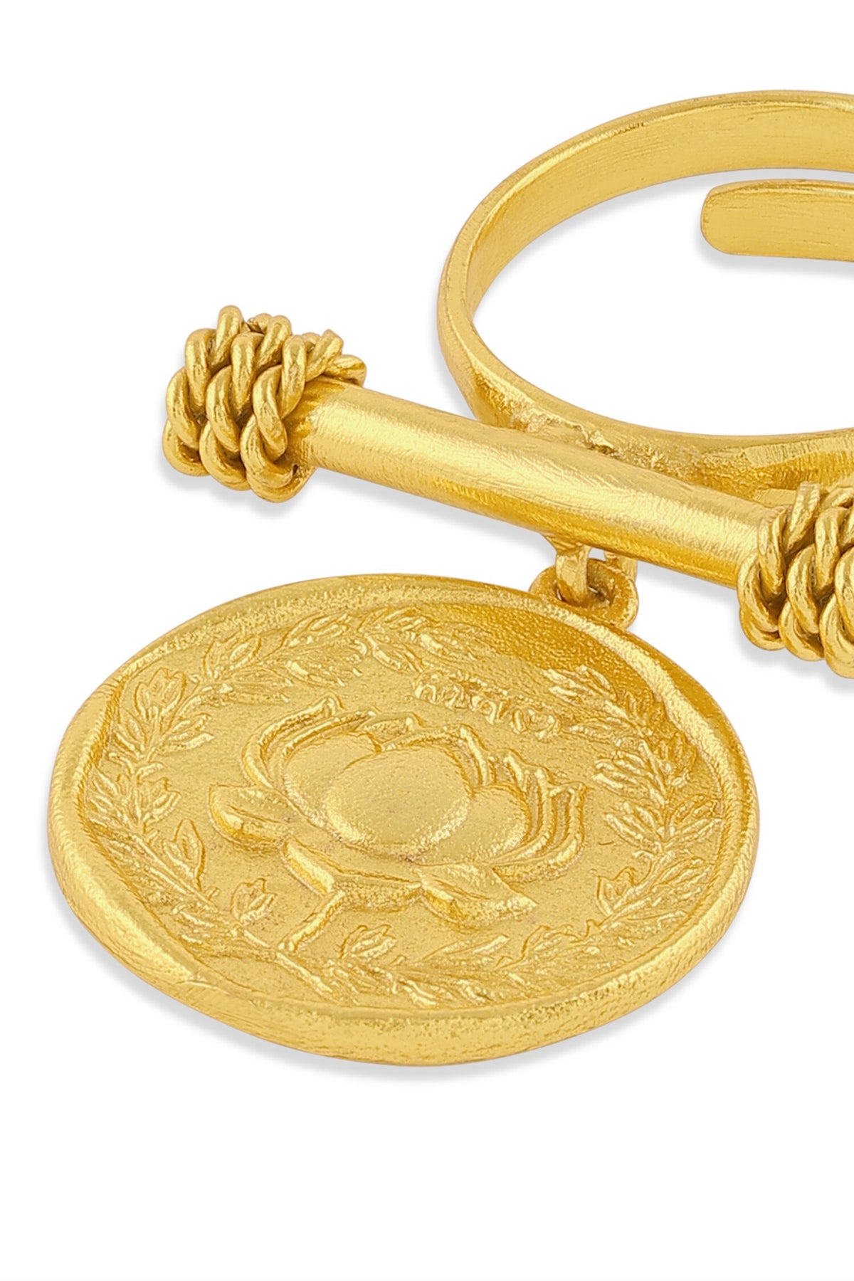 Kamal Ring with 22kt Gold Plating 