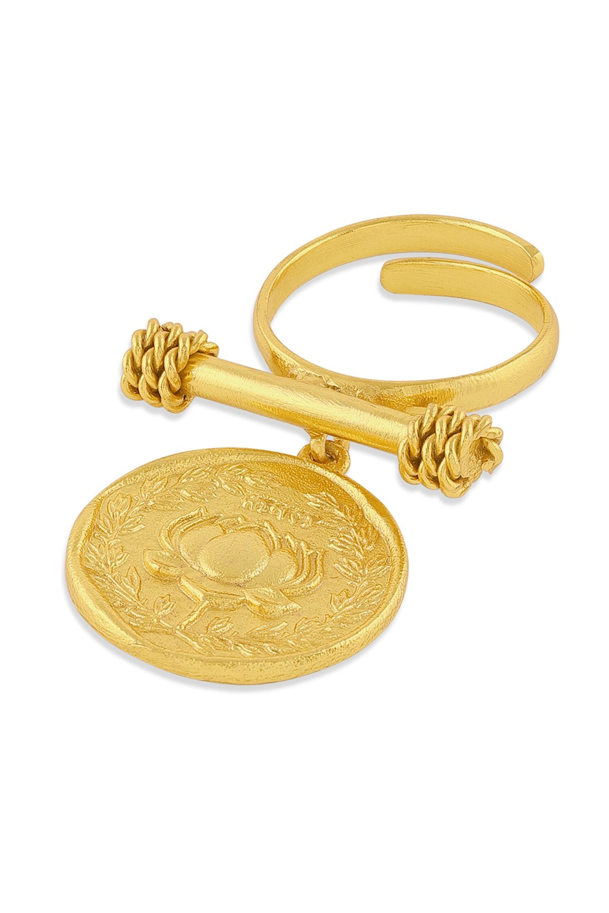 Kamal Ring with 22kt Gold Plating 
