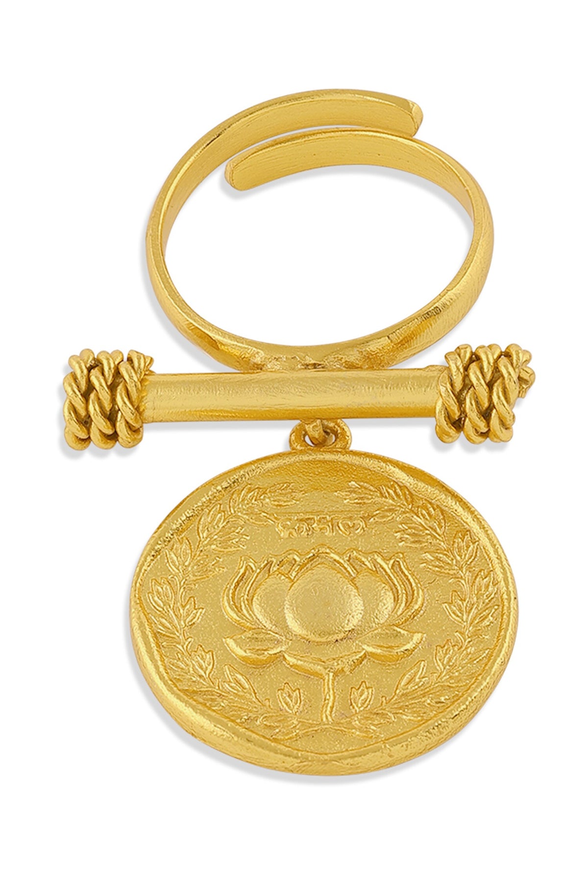 Kamal Ring with 22kt Gold Plating 