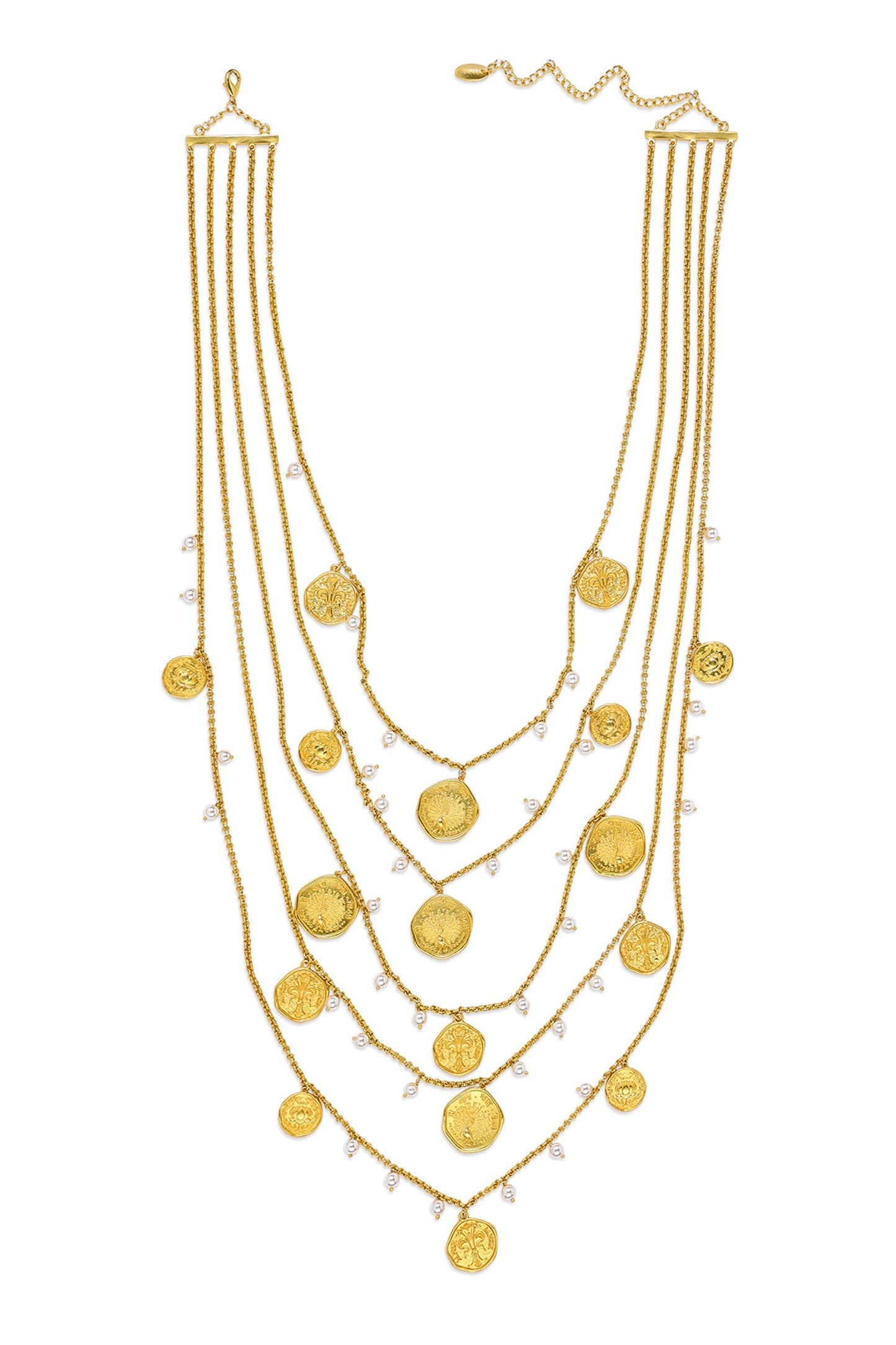 Layered Mor Coin Haar 