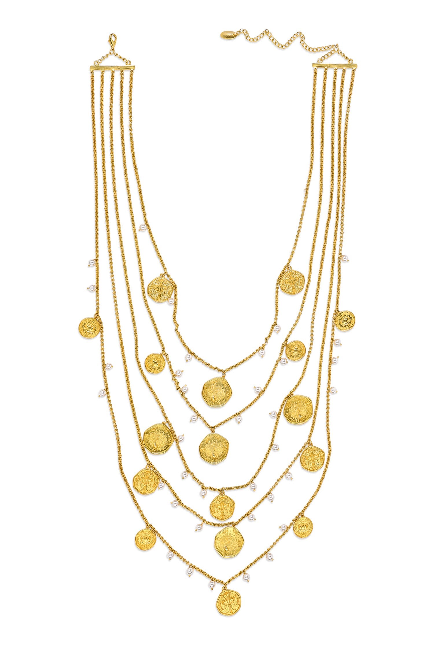 Layered Mor Coin Haar 