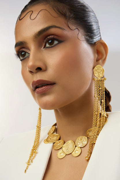 Shakti Shoulder Duster Earrings 