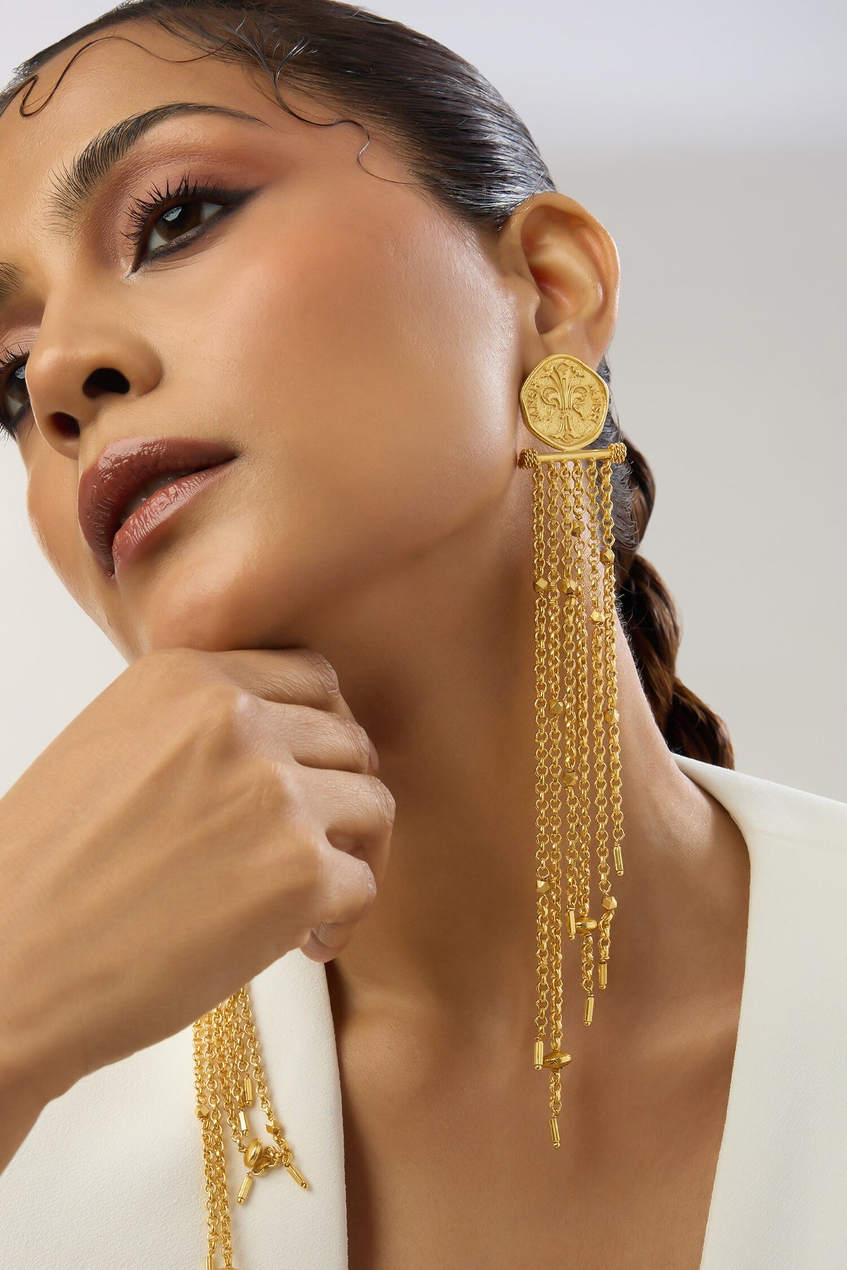 Shakti Shoulder Duster Earrings 