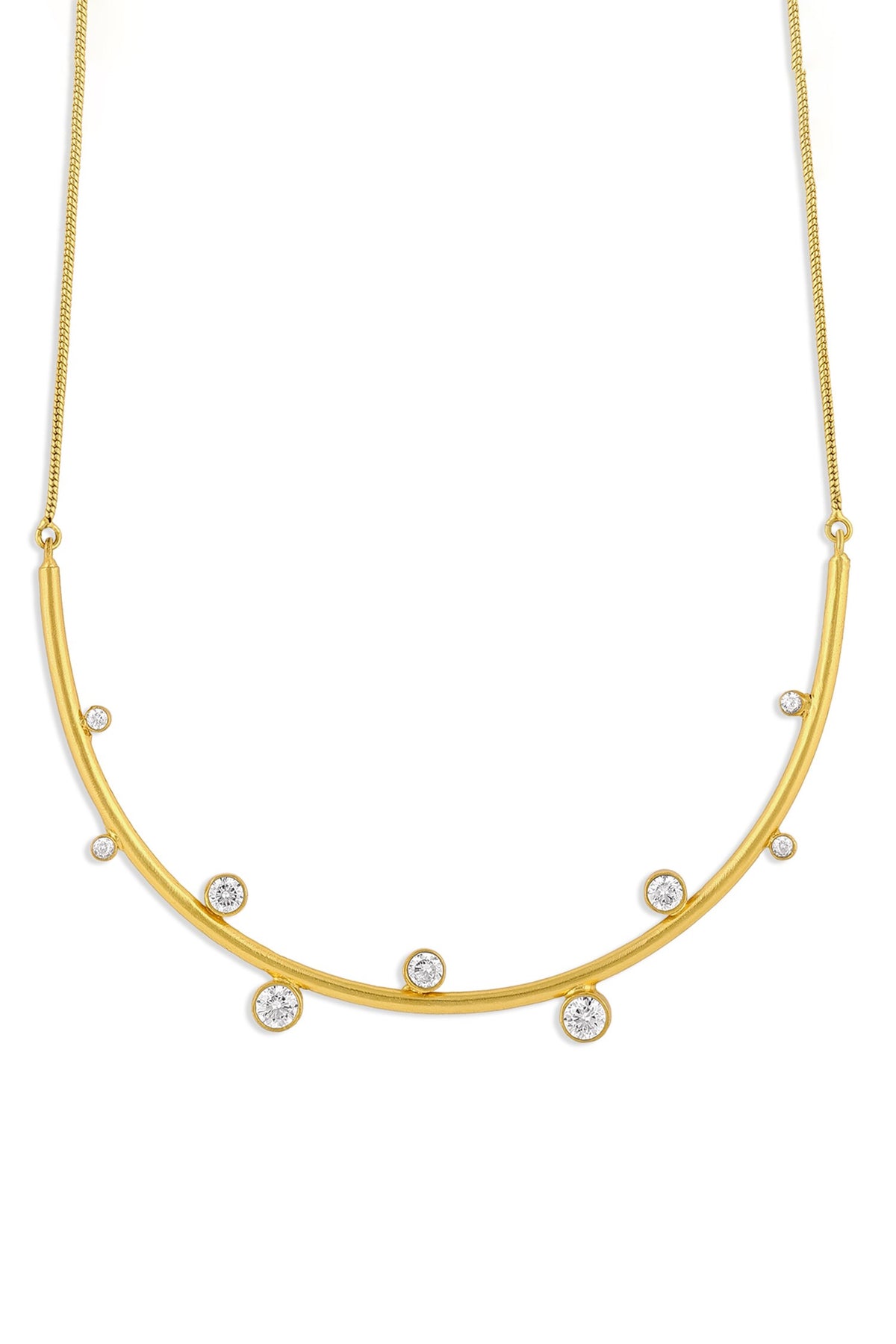 Amour Diamond Wave Necklace 