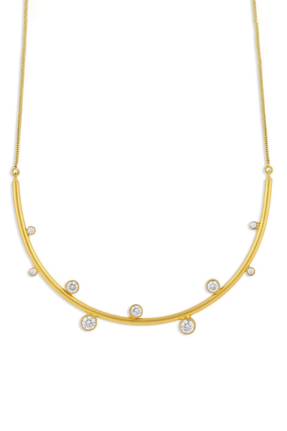 Amour Diamond Wave Necklace 