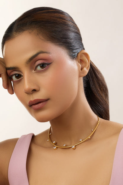 Amour Diamond Wave Necklace 