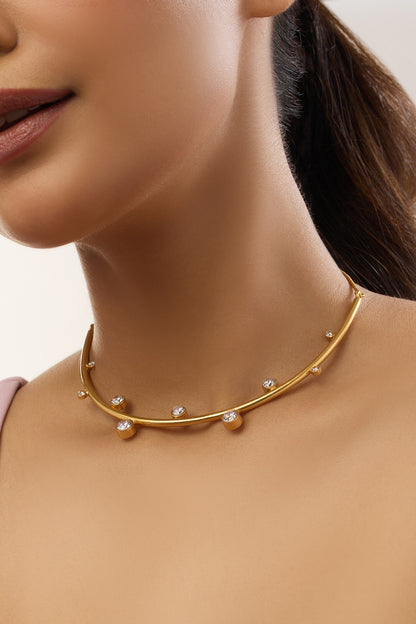 Amour Diamond Wave Necklace 
