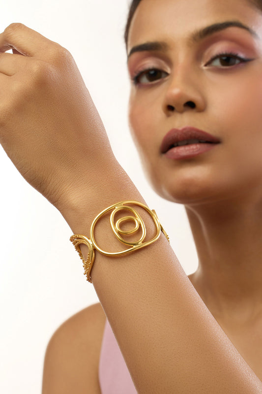 Vine Oval Triple Cuff 