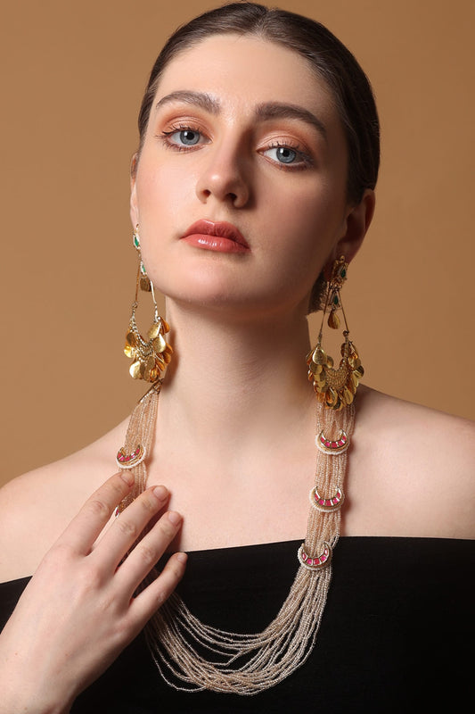 Chestnut Charm Gold-Plated Necklace 