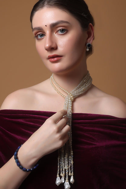 Snowlace Spark Haar Pendent Necklace 