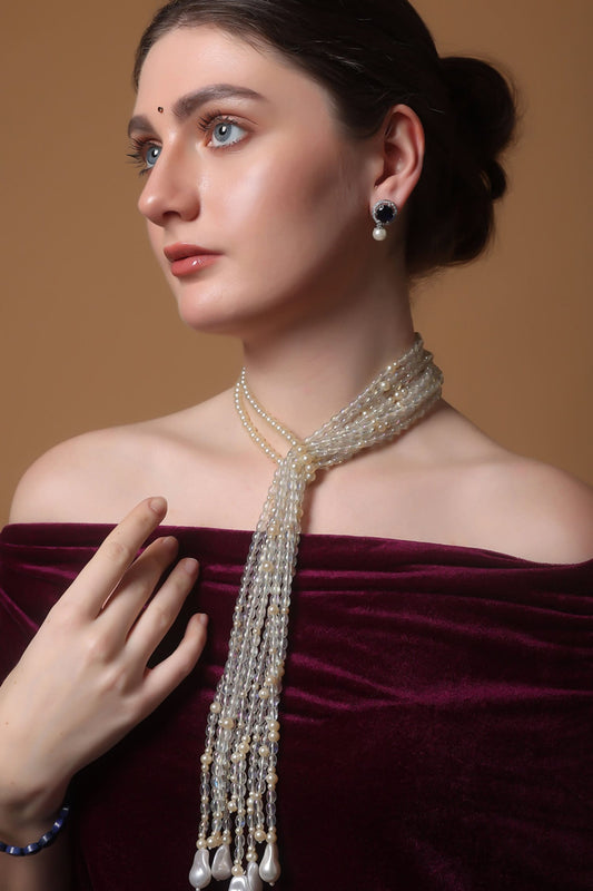 Snowlace Spark Haar Pendent Necklace 