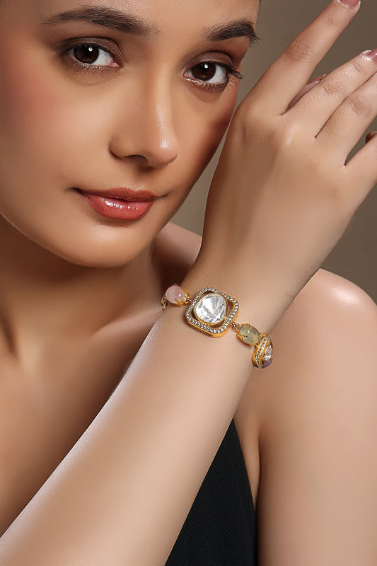 Multi Stone Adjustable Bracelet 