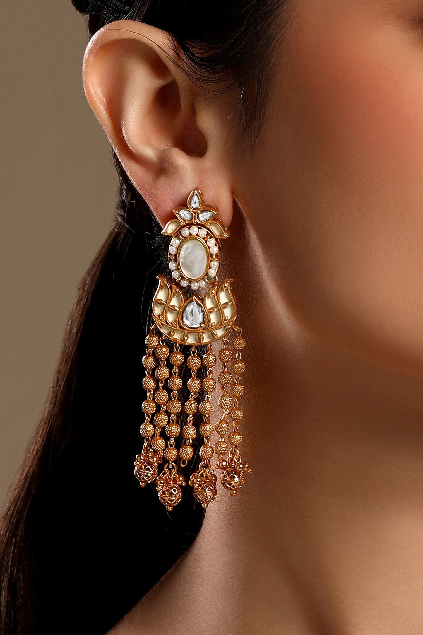 Gold Plated Designer Earrings 