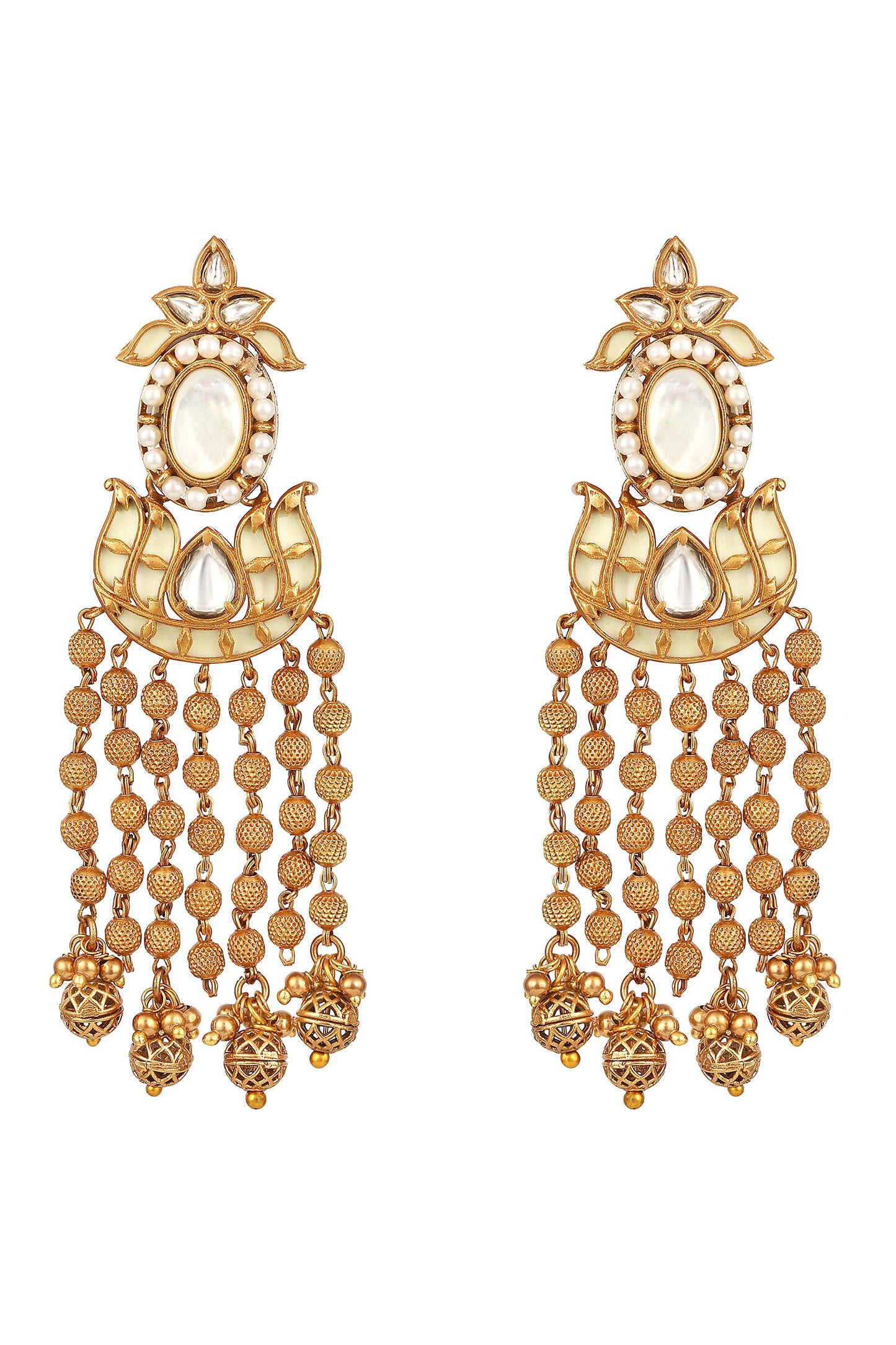 Gold Plated Designer Earrings 