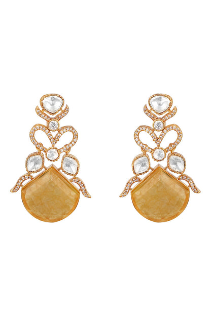 Gold Plated Designer Necklace & Earring Set 