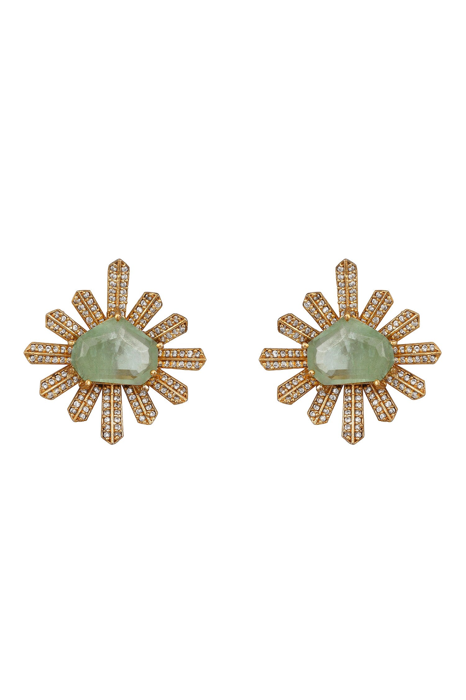 Gold Mint Designer Jewelry Set 