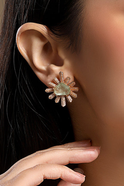 Gold Mint Designer Jewelry Set 