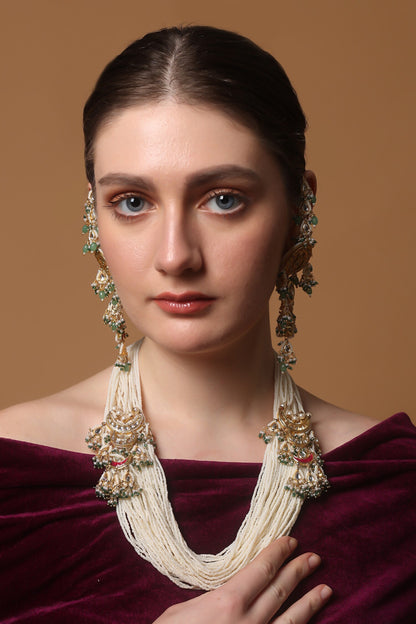 Aurora Gleam Haar Pendent Necklace 