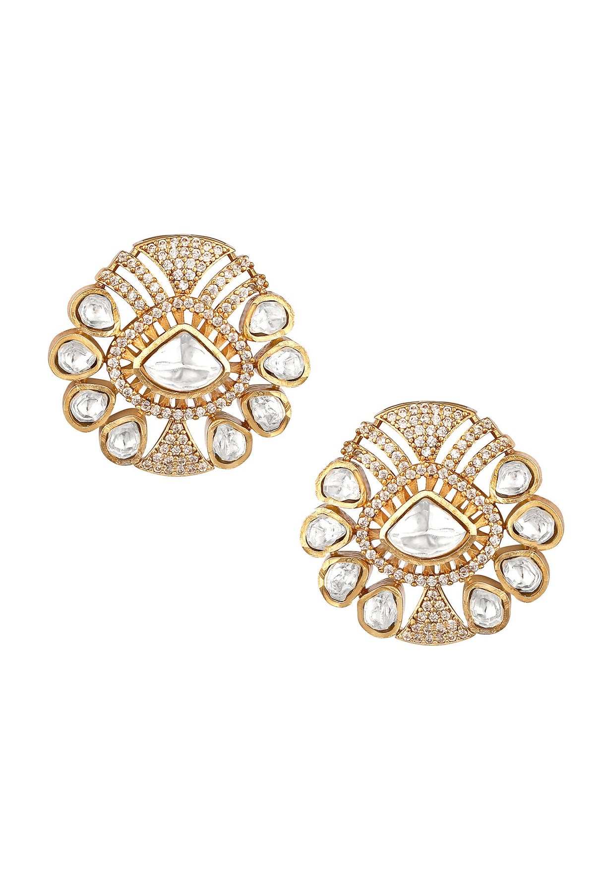 Gold Plated Designer Necklace & Earring Set 