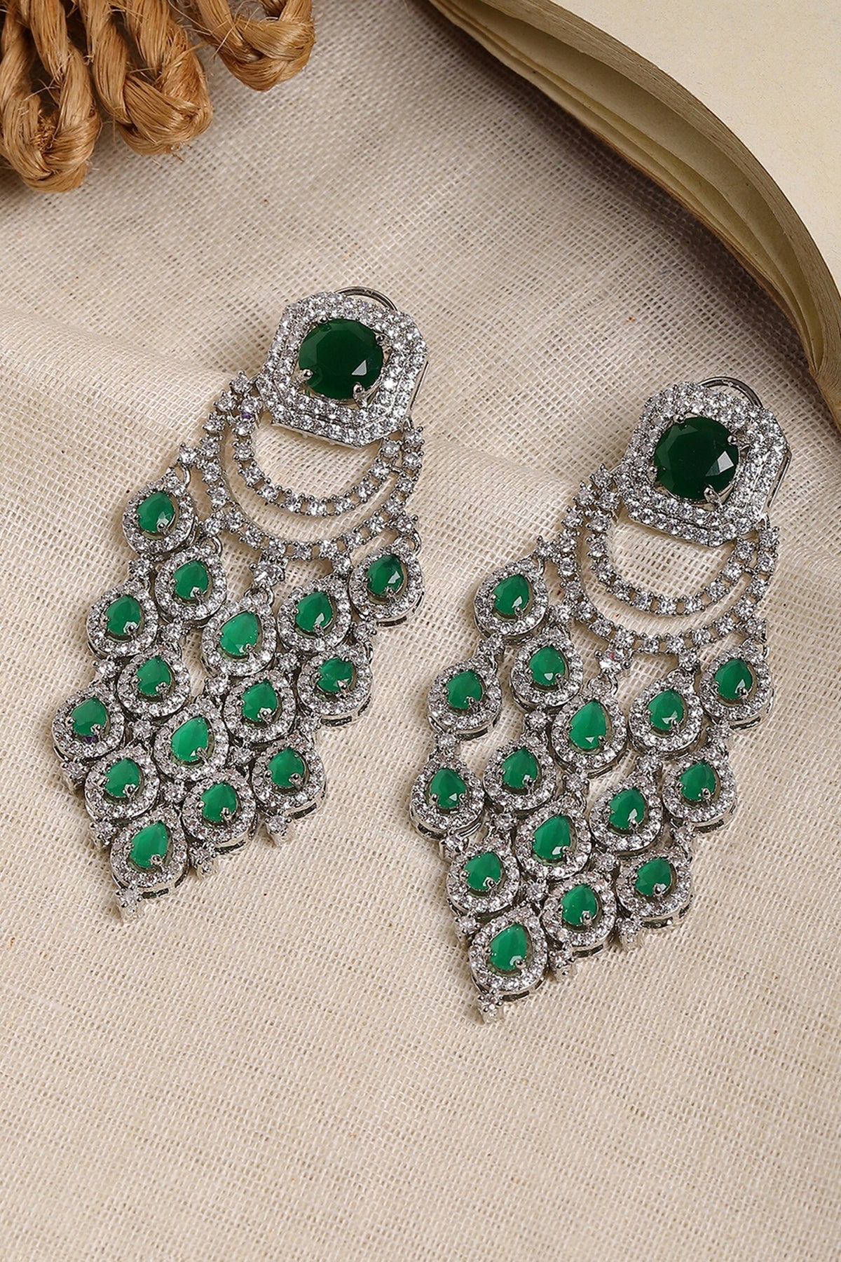Long Chandelier Earrings 