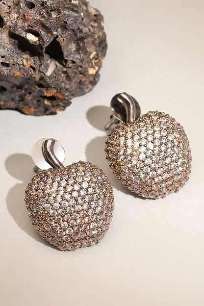 Apple Champagne Studs Earring 