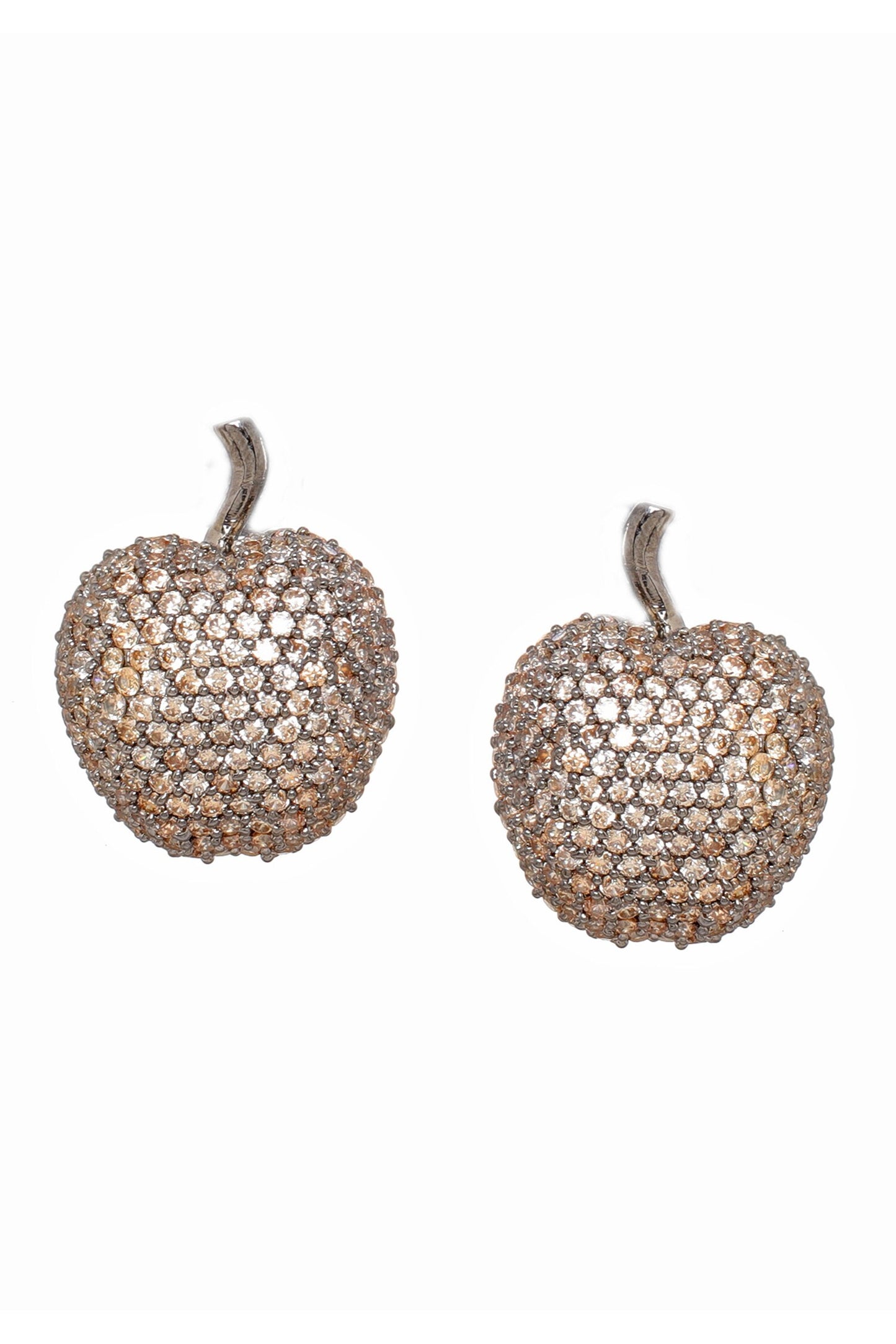 Apple Champagne Studs Earring 